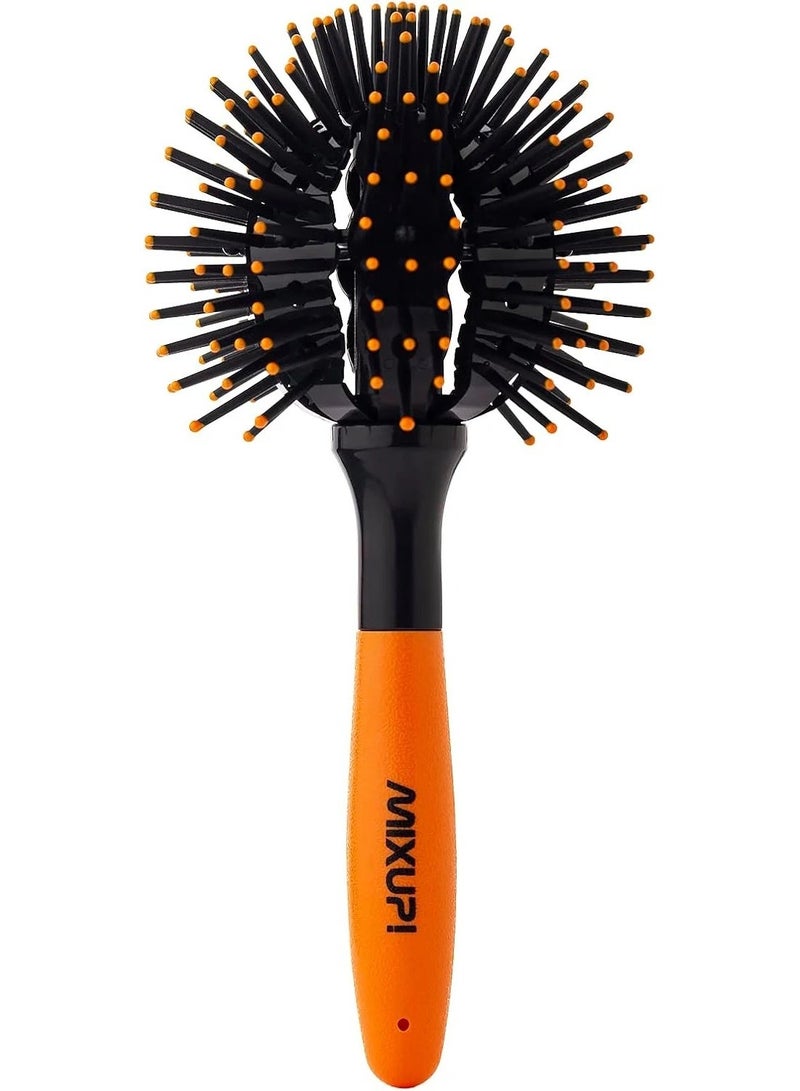 Mixup! 3D Bomb Curl Spherical Detangling Hair Brush for Curly Hair Styling - Image 1
